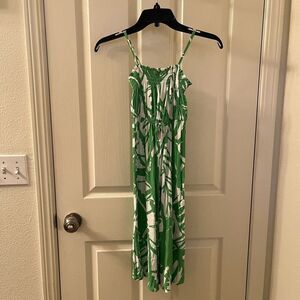 Lilly Pulitzer for Target Girls Jumpsuit Boom Boom Palm Leaves Girls Size XS 4-5